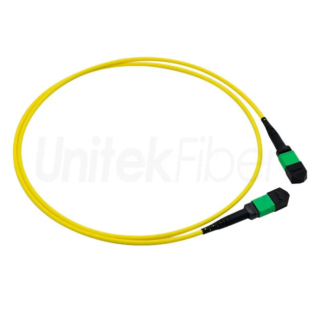 high density mtp mpo fiber connector trunk cable 8 12 cores sm g657 corning fiber optic patch cord 5m lszh 6