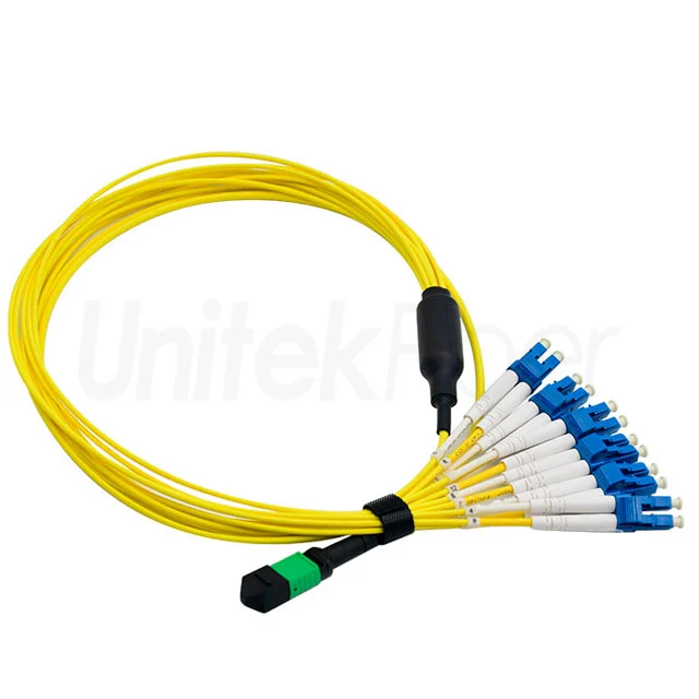 mtp mpo fiber patch cord mtp mpo lc fiber patch cable 12cores sm g657a1 customized length lszh 3