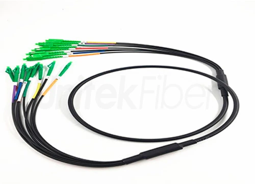 breakout fiber patchcords 8 cores sm bend insensitive fiber g657 sc apc lszh black 4