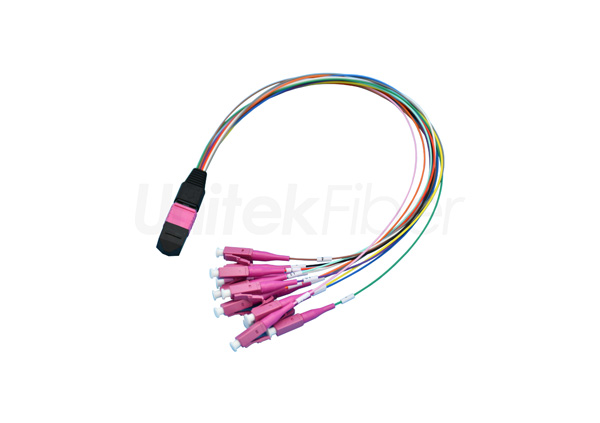 mpo mtp fiber cable fiber optic patch cord mpo mtp 12 lc 12 cores 0 9mm om4 lszh 03