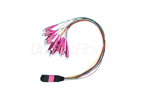 mpo mtp fiber cable fiber optic patch cord mpo mtp 12 lc 12 cores 0 9mm om4 lszh 04