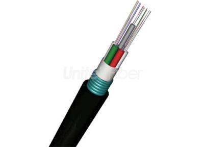 Duct Outdoor Fiber Optic Cable GYTS Single Mode G652D 72 core Loose Tube  Steel Tape PE Sheath