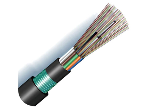 Underground Duct Outdoor Fiber Optic Cable GYFTY53 Non-metallic Central Member Loose Tube 2-288 Fibers Outdoor PE