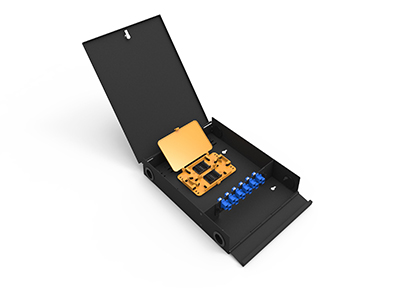 wall mounted fiber optical terminal box sc lc adapters 4