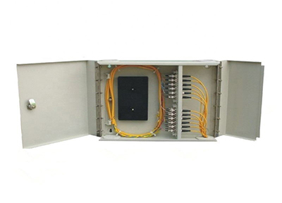 Dual Doors Wall Mount Fiber Enclosure 12 Ports Mount with FC Fiber Optic Adapter|FC Fiber Pigtail