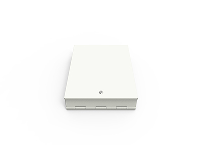 1U Wall Mount Fiber Enclosure With 24 Ports SC LC FC ST Fiber Optic Adapters