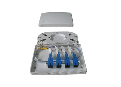 indoor wall mounted ftth mini terminal box 4 ports 1
