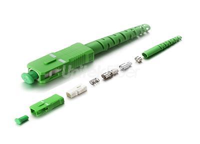 Supply SC APC Fiber Optical Connector Single Mode 0.9mm 2.0mm 3.0mm