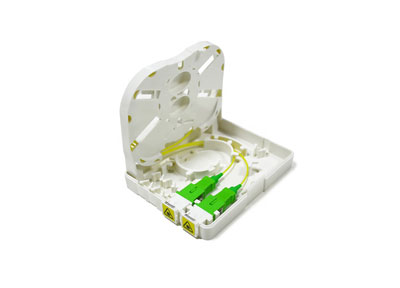FTTH Mini Faceplate Fiber Optical Terminal Box 2 Ports