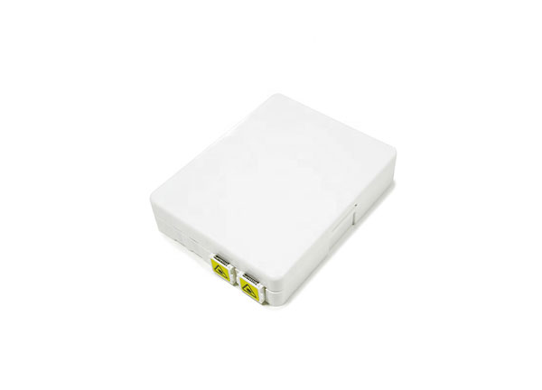 FTTH Mini Faceplate Fiber Optical Terminal Box 2 Ports
