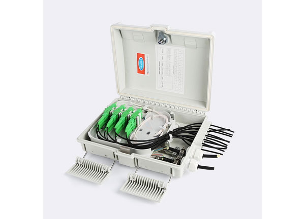 FTTB Fiber Optic Distribution Box PLC Splitter SC Adapter 8 12 16 Ports