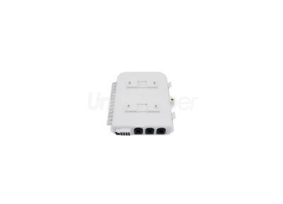FTTH Indoor Outdoor Wall Mounted Fiber Optical Terminal box SC Adapter 8ports