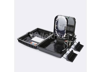 Outdoor Black FTTH Fiber Splice Box Optical Termination Box 16 Cores