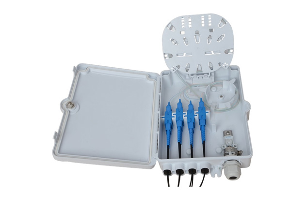 Outdoor Fiber Optical Compact Plastic Box for FTTx FTTH Network 8 Cores