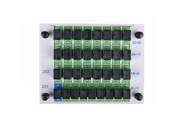Standard LGX Metal Box 1X32 Ports Fiber Optic Splitter for Passive Networks