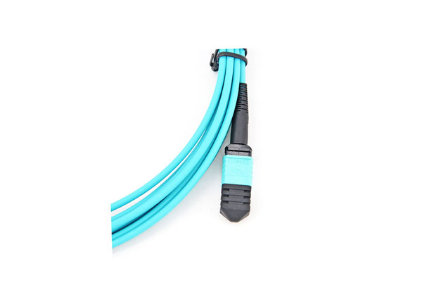 Data Center Cabling MTP MPO Fiber Optical Jumper OM3 12 Fibers Type C