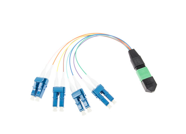 Factory OEM MTP/MPO Fiber Cable|8cores MTP to LC Duplex Pigtail Patchcord SM MM