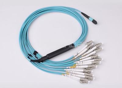 Factory Price Round MPO/MTP Fiber Optic Trunk Patch Cable OM3 12 Core LSZH