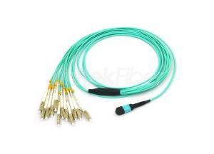 Hot MPO/MTP Fiber Cable|MTP to 12 LC UPC OM3 OM4 Optic Fiber Patch Cord Pigtails for 40Gb(QSFP)