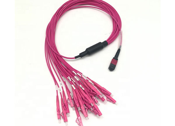 UnitekFiber Fiber Patch Cord|MPO MTP to LC Optic Trunk Jumper OM4 12 to 144 Cores OFNR