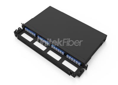 Customized Design Fiber Optic MPO MTP 1U Rack Mount Changeable Adapter Faceplate