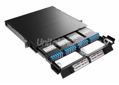 Sliding Out MPO MTP Fiber Optic Patch Panel LC 96cores Termination Box for Data Center