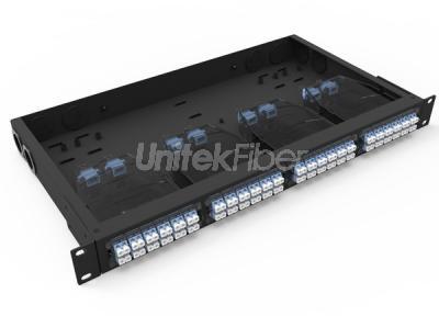 Rack Mounted 1U 19 inch Fiber Optic Frame Patch Panel 24 48 96 cores for Fiber Cabling System
