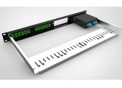 Flexible Fiber Optic Patch Panel Rack Mounted with MPO LC SC ST FC Connetions