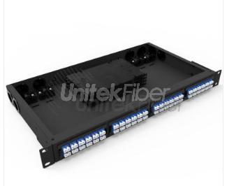 1U 19 inch Fiber Optic Frame 24 fibers, 48 fibers, 96 fibers for Fiber Cabling System