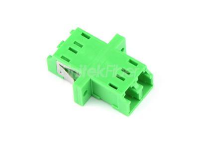 Supply LC/APC to LC/APC DX SM Flange Fiber Adapter Green 0.2dB for FTTH Network