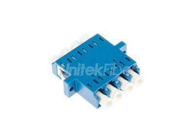LC to LC Female Fiber Adapter SM Quad with Flange for Data Center Cabling