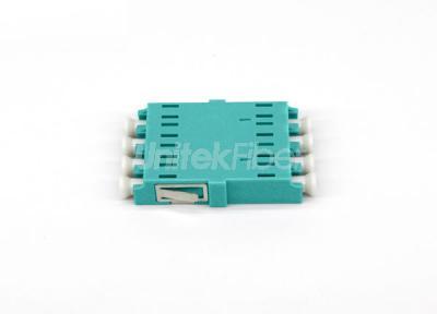 4 Cores LC/UPC OM3 Quad Fiber Optic  Adapter/ Coupler/ Connector/ Adaptor