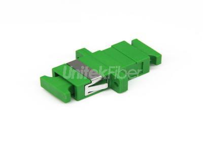Flange Fiber Coupler SC/APC Female to SC/APC Female Optic Adapter Green