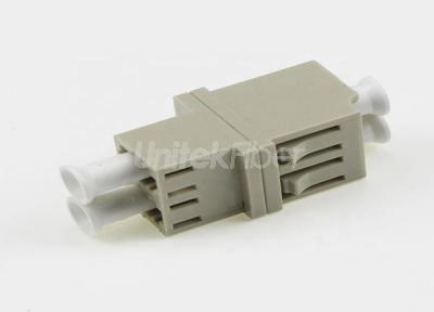 LC to LC PC Optic Fiber Adapter Duplex OM1 Beige Color no Ear