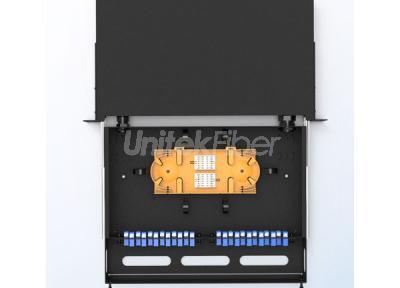 24 Port Rack Mounted Fiber Optical Sliding Drawer/Box SC/UPC Simplex Adatper/Pigtails