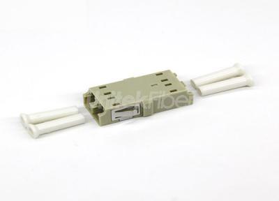 FTTx LC/PC - LC/PU Fiber Optic Mating Sleeve Duplex OM1 0.2dB Beige
