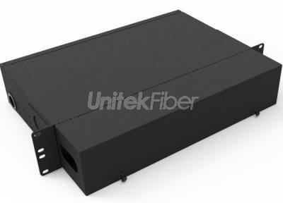 2U Fiber Optic ODF Frame Fixed Type 48 Port SC Simplex 96 cores LC Duplex for Cabling distribution System