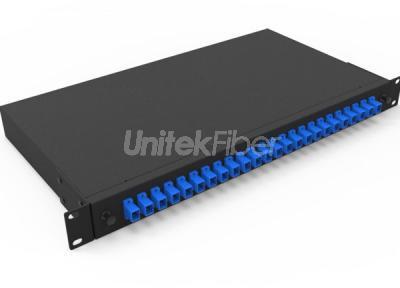 Supply 1U Fiber Optic Panel Shelf Slid out 12,24,48 Ports for Fiber Cable Management