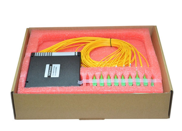 16CH Single Fiber CWDM Mux Demux 1310-1610nm with 2.0mm SC/APC Pigtails
