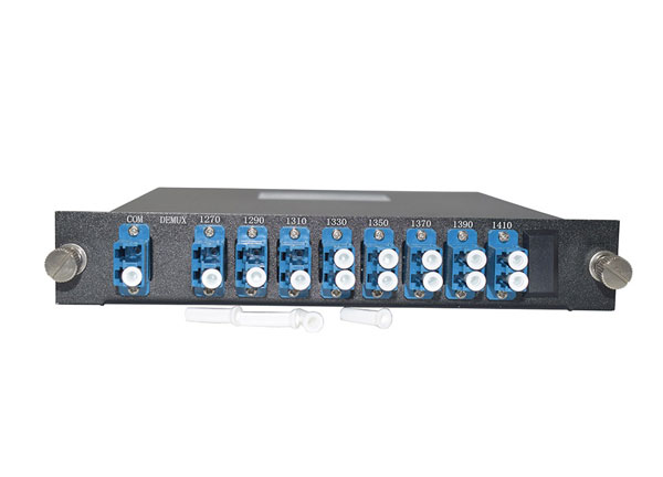 8CH Single Fiber CWDM Demux Metal LGX Box 1270-1410nm Optical Multiplexer