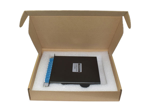 8CH Single Fiber CWDM Demux Metal LGX Box 1270-1410nm Optical Multiplexer
