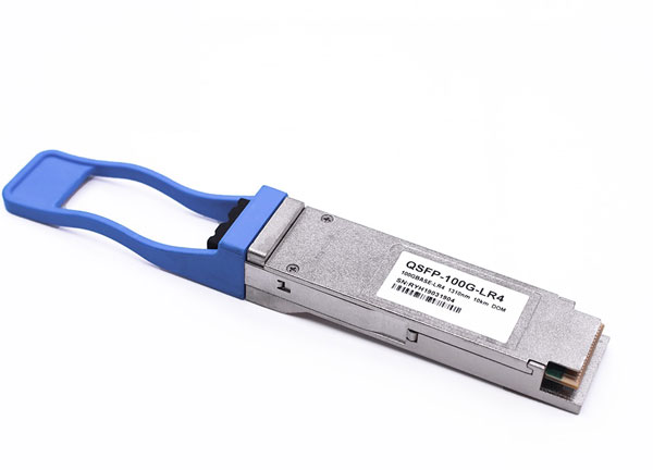 100G QSFP28 LR Fiber Optic Transceiver Wavelength 1310nm Transmission Distance 10km