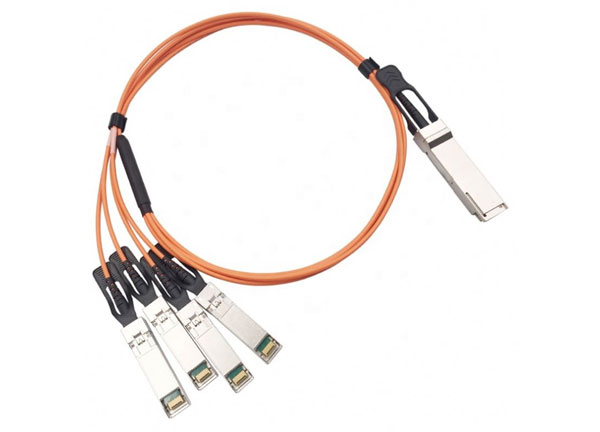 AOC Active Optical Cable 40G QSFP to-4 x 10G SFP+ Breakout AOC Cable 5M