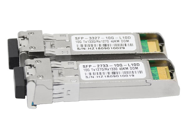 10g bidi sfp optical transceiver single mode module 10km for networking switches 1