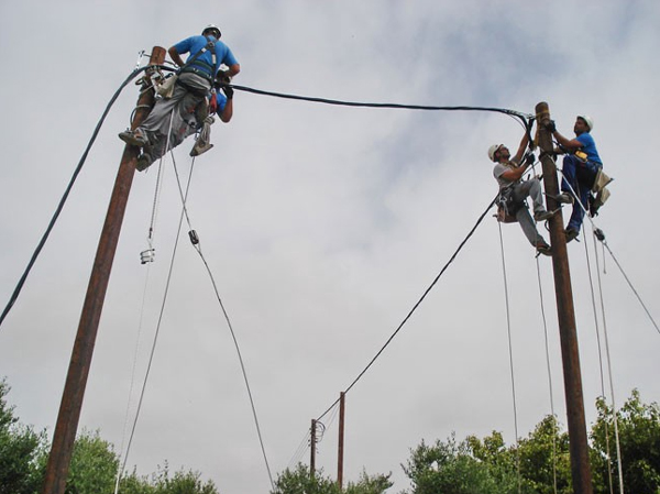 The Latest Methods of Aerial Fiber Cable Construction