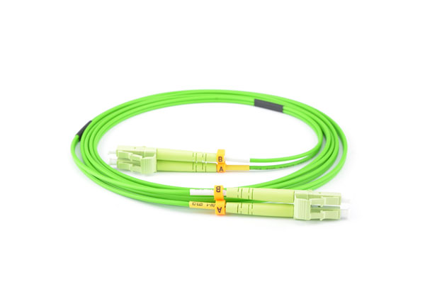 lc lc fiber optic patch cord om5 duplex green 1m 2