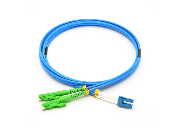 e2000 apc lc upc armored fiber optic jumper single mode g657a2 pvc 1m 2