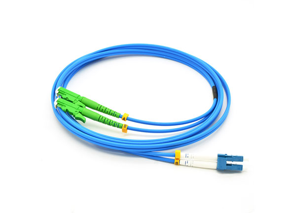 e2000 apc lc upc armored fiber optic jumper single mode g657a2 pvc 1m 3