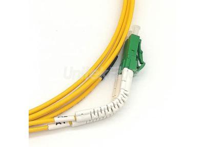 Flex Angle Boot Jumper Cables LC/UPC-LCAPC Fiber Optic Patchcord Duplex SM Yellow