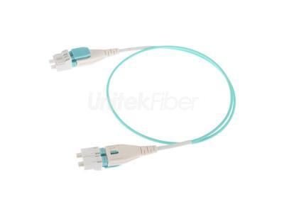 Hot Optical Patchcord Uniboot Fiber Jumper Cables LC-LC Multimode OM3 PVC Aqua 2.0mm
